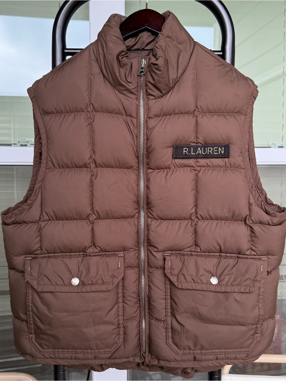 RARE Polo Ralph Lauren Jeans Co Military Surplus Puffer Vest Down Filled LG